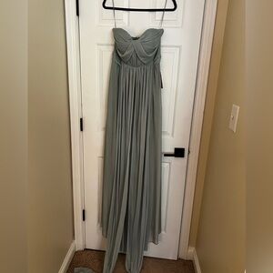 Sage Birdy Grey Bridesmaid Dress-NWT